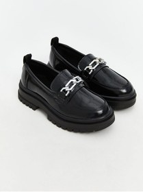 Resim LC Waikiki Parlak Görünümlü Kız Çocuk Klasik Ayakkabı 