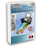 Resim dreamcolor Canon Yazıcılar Için Ultra Parlak Fotoğraf Kağıdı A4 (21x30) 10 Yaprak 240 Gr 