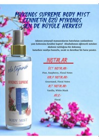 Resim Eda Taşpınar Mykonos Supreme Vücut Spreyi 200 ML 