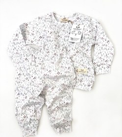 Resim 2'li Pijama Takımı - Çiçekli / 6-12 Ay 