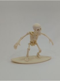 Resim shop Sörfçü İskelet Dekoratif Figür (3D Baskı) 