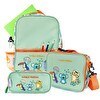 Resim Milk&Moo Çocuk Sırt Çantası - Kalem Kutusu - Beslenme Çantası 3'lü Set Jungle Friends 