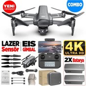 Resim F22S Pro Combo 4K Kameralı 3.5 KM Menzilli Drone Seti SJRC