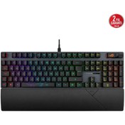 Resim ASUS ROG STRIX SCOPE II RX RED Aura Sync RGB IP57 Multi Fonksiyonel Gaming Klavye 90MP0350-BKEA01 