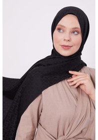 Resim Levidor Siyah S Desen Blue Jakar Şal Siyah 