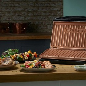 Resim Russell Hobbs George Foreman Fit Izgara Bakır(Copper) Kontakt Izgara 
