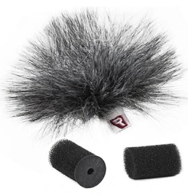 Resim Rycote Ristretto Gri Renk Yaka Rüzgar Önleyici (Tekli Paket) 