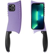 Resim Cbtx iPhone Uyumlu 13 Pro Simüle Mutfak Bıçağı Tpu + Pc Telefon Kılıfı 