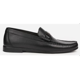 Resim Pierre Cardin 25109, Siyah Erkek Loafer Günlük Deri Ayakkabı Siyah 