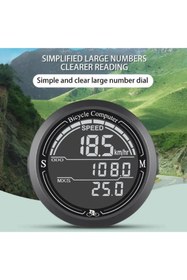 Resim SARİSSA BİSİKLET Sarissa Kablolu Büyük Ekran Dijital Kilometre Sayacı Su Geçirmez Bisiklet Bilgisayarı 