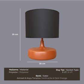 Resim Orenda Turuncu Abajur Turuncu 