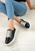 Resim Nesil Shoes Syg P55 Siyah Hakiki Deri Kadın Ayakkabı 