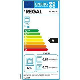 Resim Regal Af 7665 Bc Ankastre Fırın 