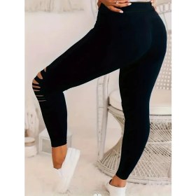 Resim Ahes Shopping Kadın Dizleri Kesik Dalgıç Tayt 