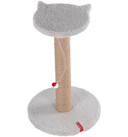 Resim Stepli Kedi Yüzlü Platform Tırmalama Tahtası 