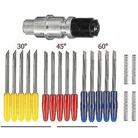 Resim Graphtec Cb09 Bıçak Tutucu Bıçaklar Vinil Plotter Kesici 304560 Bıçaklar Gl. Bıçak Tutucu + 3 Derece 