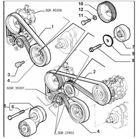 Resim Alfa Romeo 156 V Kayis Rulmani Büyük 271535568 