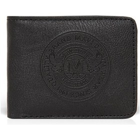 Resim Mavi - Mühür Logo Baskılı Cüzdan 092244-900 Siyah 