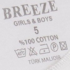 Resim Breeze Kız Çocuk Kalın Askılı Atlet 5-13 Yaş, Beyaz-beyaz Beyaz 