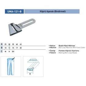 Resim Uma Köprü Aparası 43X20MM / UMA-121-B 