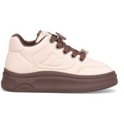 Resim Guja 25k421 Kadın Hakiki Deri Klasik Sneaker Kahverengi Kahverengi 
