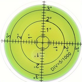 Resim 1 adet 60x12mm/2.36 * 0.47in hassas dairesel balonlu seviye ölçüm aracı hediye 