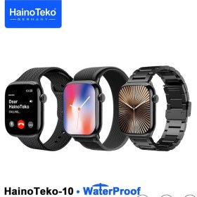Resim Haino Teko Watch Ultra 10 Amoled Ekran WaterProof 3 Kordonlu Akıllı Saat Siyah Teko10 