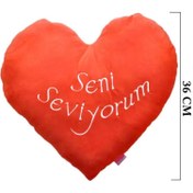 Resim Nessiworld 1153K Kalp Yastık 36x36 cm 