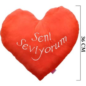 Resim Nessiworld 1153K Kalp Yastık 36x36 cm 