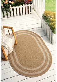 Resim İndia Beyaz Oval Halı Salon Oturma Odası Çocuk Odası Yatak Odası Halısı 668 Beyaz 