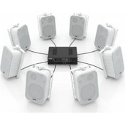 Resim Luxury, 8 Hoparlör 1 Anfi, Duvar Tip Masaj Salonu Ses Sistemi ,spa, Mağaza, Restorant ,kafe , Okul Anons Ve Ses Sistemi 