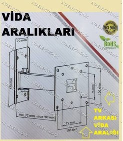 Resim Beko 22 " İnç 26"İnç 55 Cm 66 Cm Tv Televizyon Tv Hareketli Askı 