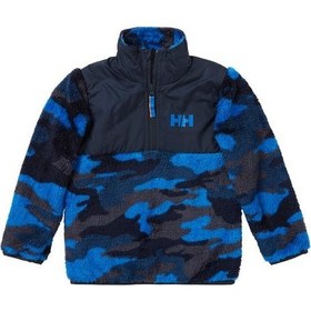 Resim Helly Hansen Hh K Champ 1/2 Zip Midlayer HHA.40482 HHA.538 Mavi Çocuk Polar (Baştan Geçme) 