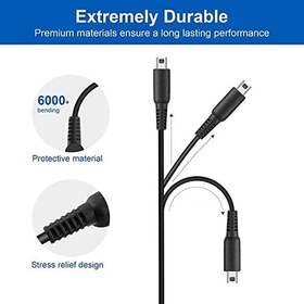 Resim Trenro 2 Pack DS Lite Charger Cable, NDSL USB Cord Charging Adapter Compatible with Nintendo DS Lite/DSL (4 ft) 
