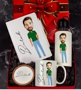 Resim Ejoya Kişiye Özel Karikatür Tasarım Hediye Paketi 96589 