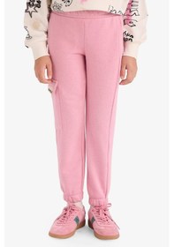 Resim DeFacto Kız Çocuk Kargo Cepli Beli Paçası Lastikli Jogger Eşofman Altı D2872A824WNPN445 Pembe 