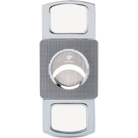 Resim COHİBA Cohiba Metal Puro Kesici Laser Bıçak Square Silver (56RİNG) 