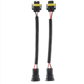 Resim Accentssty Adet 9006'DAN H11 H8 Far Sis Lambası Dönüşüm Konnektörü Kablolaması (Yurt Dışından) 