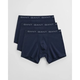 Resim Gant Erkek Lacivert Slim Fit Logolu 3'lü Boxer 900023004.410 