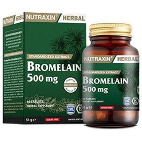 Resim Nutraxin Bromelain 60 Kapsül 