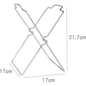 Resim Mufunye Çelik Çöp Poşeti Tutucu Mutfakta Çöp Yönetimi İçin Dayanıklı Tabanüstü Tutucu Gümüş Renk 1 Adet 