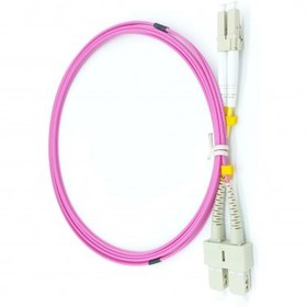 Resim FİBER PATCH CORD SC-LC MM DUPLEX 50/125 OM4 1 MT 
