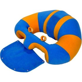 Resim Bebek Destek Oturma Minderi Bebeyatmaz - Mavi Sarı 