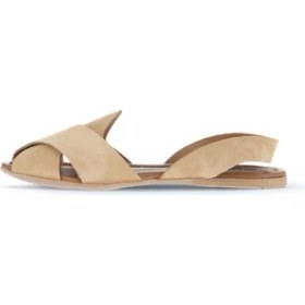 Resim Bueno Shoes Taba Açık Alf Süet Kadın Düz Sandalet 01WA5805 01WA5805 