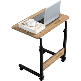 Resim RENA YÜKSEKLİK AYARLI LAPTOP SEHPASI, ATLANTİK ÇAM, 60X40 