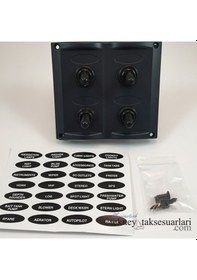 Resim 4'Lü Izoleli Switch Panel Sigortalı 