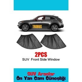 Resim Ford Edge 2015 - 2024 Suv Uyumlu Yan Cam Güneşliği Ön Veya Arka 