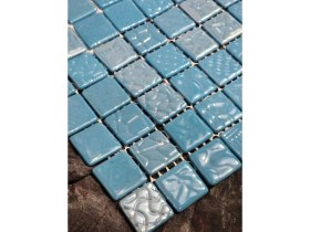 Resim Atölye Öğretmenim Gece Mavisi Cam Mozaik Taş 27x27.5 cm Tek Parça Lüks Görünüm ile Hızlı Uygulama 