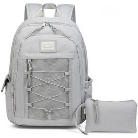 Resim Smart Bags Açık Gri Unisex Sırt Çantası Smb 3238 001 