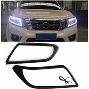 Resim Nissan Navara NP300 Ledli Far Çerçeve Seti 